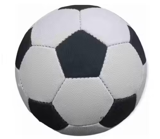 Football Black and White Size 3 with air Pump